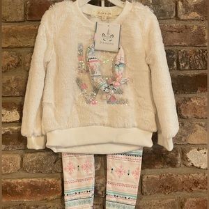 Girls’ sweatshirt & legging set